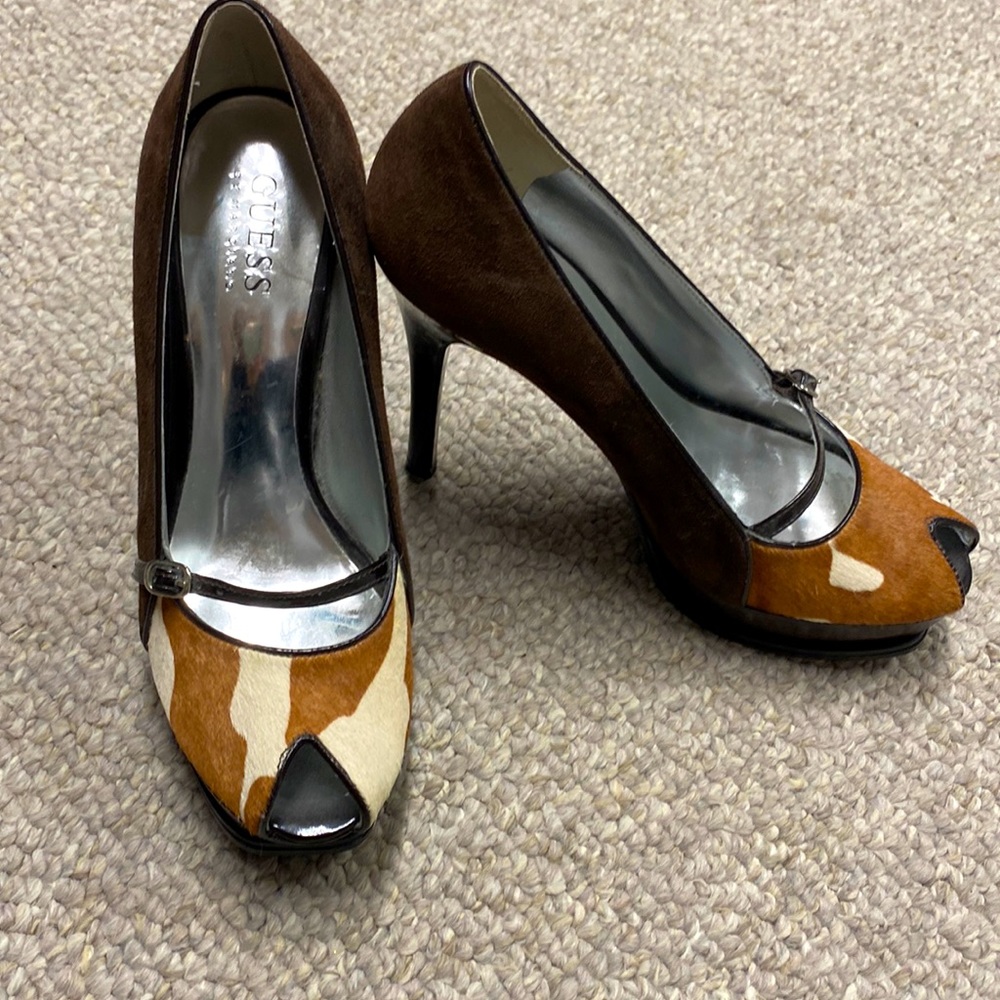 Guess by Marciano peep toe heels